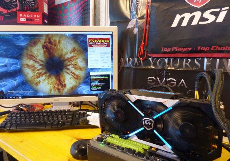 FurMark 1 GTX 1080 烤机压力测试